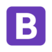 competence développeur bootstrap logo