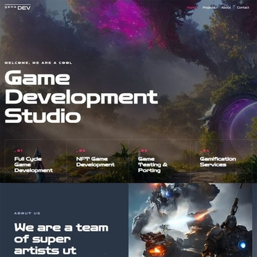 site de gaming site de développement de jeux