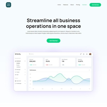 site crm de statistique et de suivi business entreprise